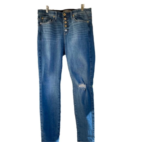 Plus Size Torrid Bombshell Skinny 5 Button Fly Jeans Premium Stretch Size 14R - Picture 8 of 13